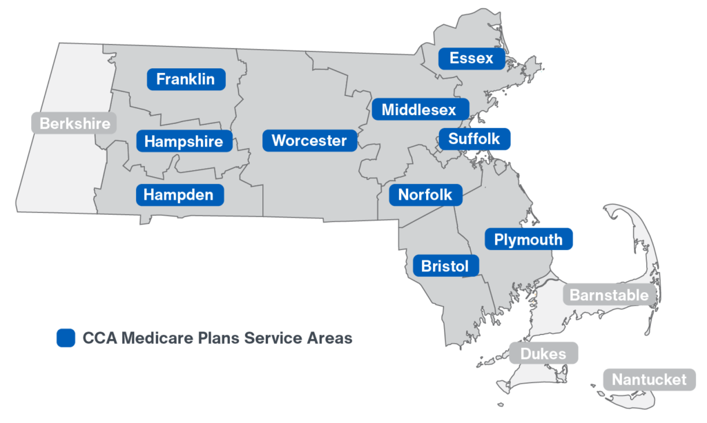 Massachusetts map with Bristol, Essex, Franklin, Hampden, Hampshire, Norfolk, Middlesex, Plymouth, Suffolk, and Worcester counties highlighted
