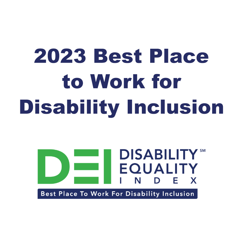 2022 Best Place to Work for Disability Inclusion