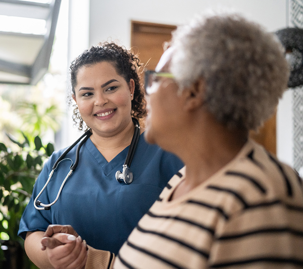 CCA Care Partner with senior woman
