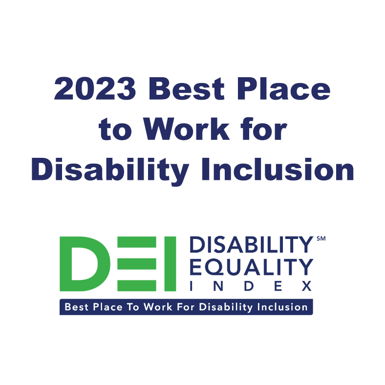 2023 Best Place to Work for Disability Inclusion