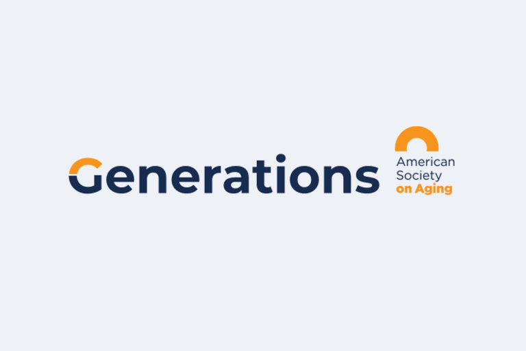 American Society on Aging Generations logo