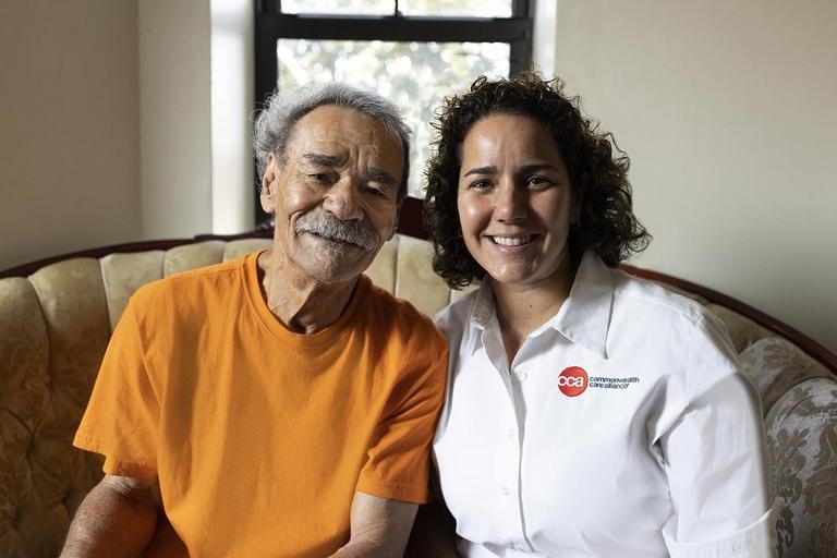 Image of CCA Member Jose and his care partner Maria