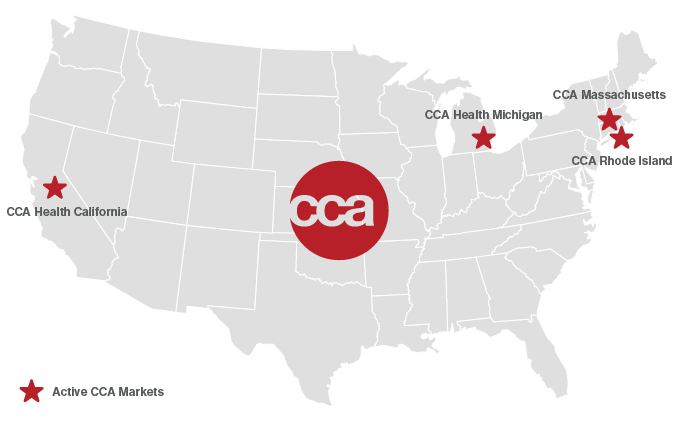 CCA Map From Annual Report