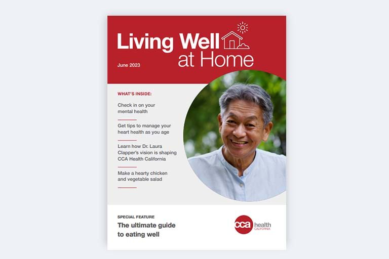 Cover of Living Well at Home Magazine June 2023 California Edition