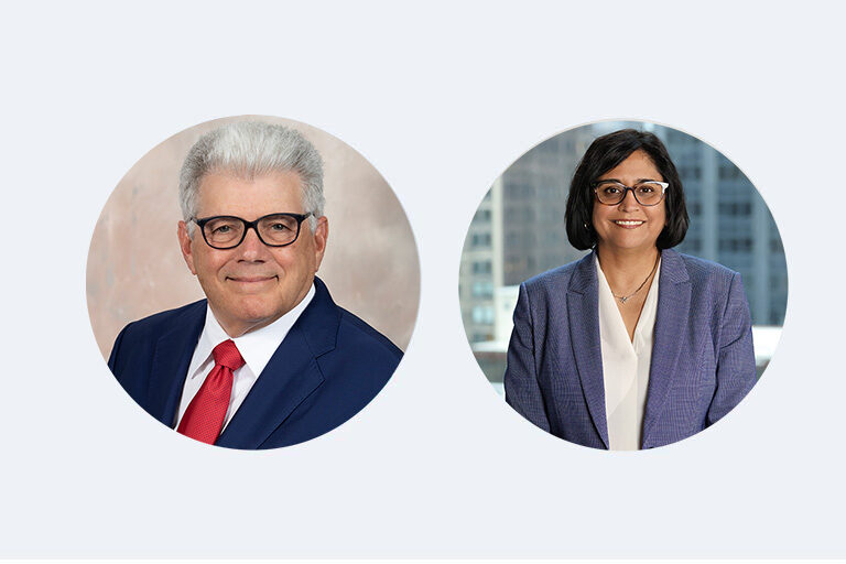 Commonwealth Care Alliance® Announces New Board Leadership David Klein and Tejal Gandhi headshots