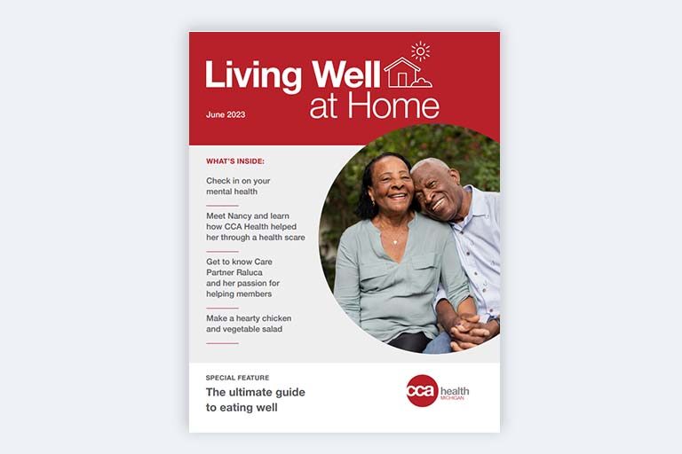 Cover of Living Well at Home Magazine June 2023 Michigan Edition