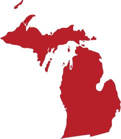 state map of Michigan